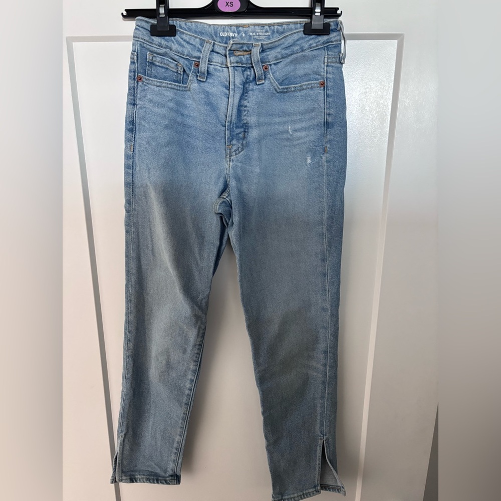 Old Navy Light Blue Straight Leg Jeans